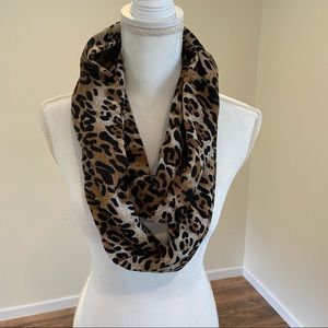 Animal Print Infinity Scarf Cheetah Leopard Print